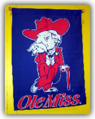 Colonel Reb is the mascot at Ole Miss.