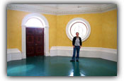I risked being reprimanded for taking this photo in Monticello's private 'Dome Room'
