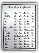 The Cherokee language consists of more than 80 characters