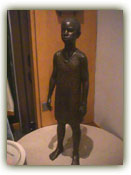 a statue depicts Booker T. as a kid