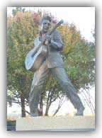 There is no marker commemorating the race riots, but there is a statue of Elvis