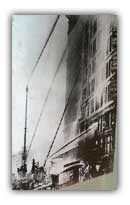 A photo of the actual 1911 fire