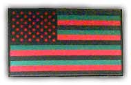 Culture Blend...the Pan African US flag embodies DuBois's idea of an African American dual identity.