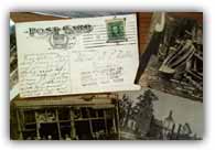 Some of the original postcards the newspapers made