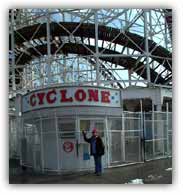 The famous Cyclone roller coaster is the world's oldest
