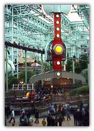 At the Mall of America the rides go....
