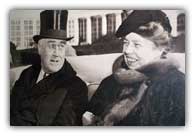 Eleanor and FDR during one of his inaugurations