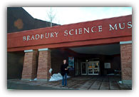 Rebecca visits the Bradbury Museum in Los Alamos, NM