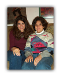 Stephanie chats with Carla Miranda, a Nicaraguan living in Seattle