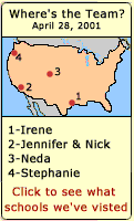 map of team